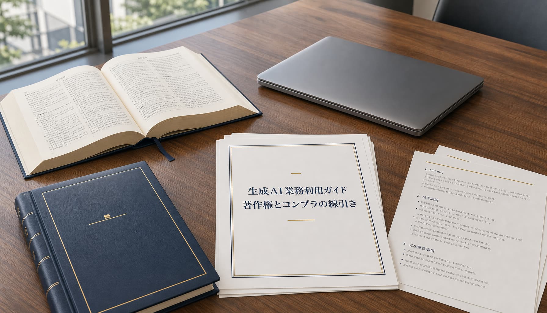 生成AI業務利用の著作権とコンプラ 中小企業が守るべき線引き