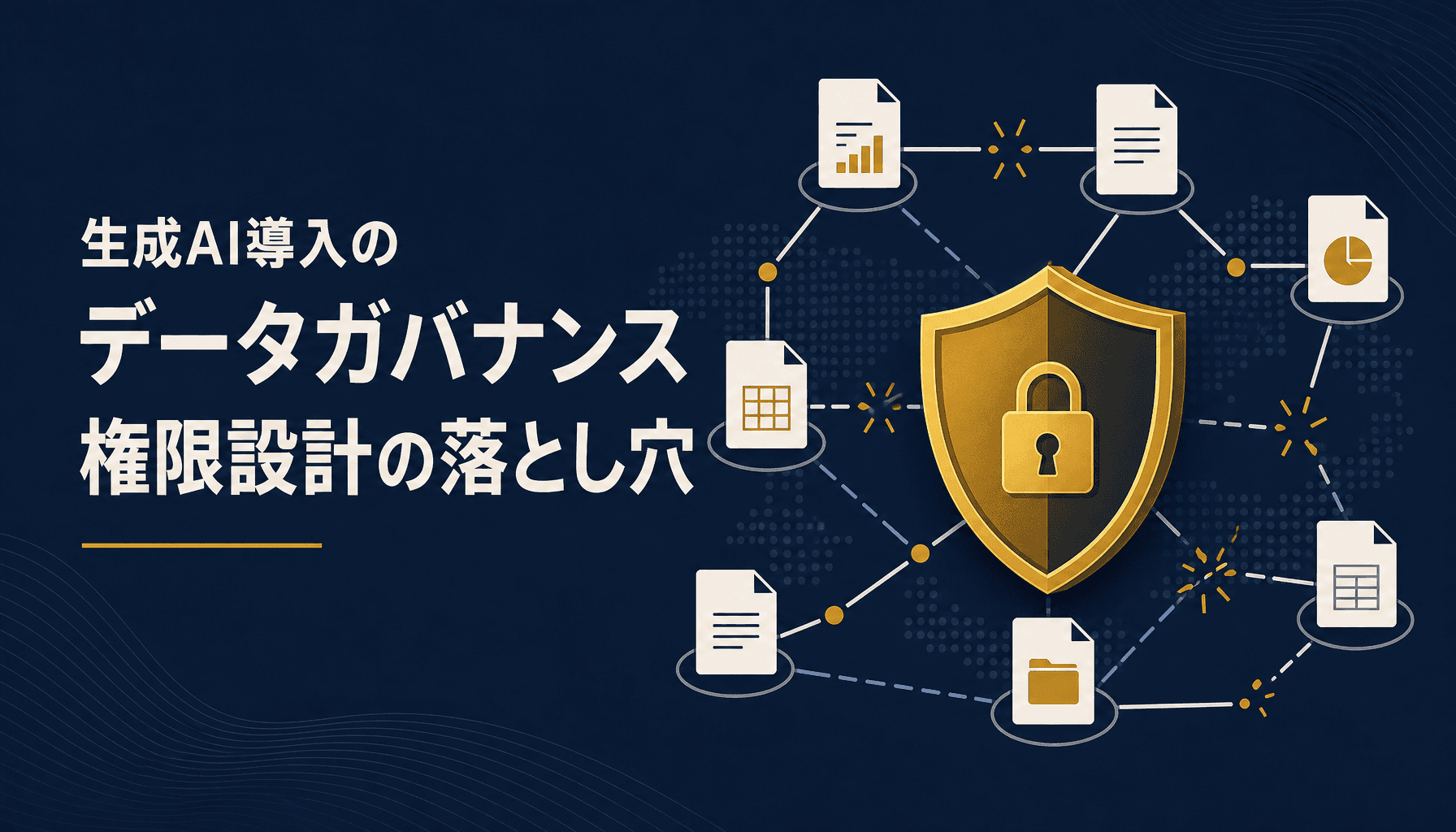 生成AI導入のデータガバナンス 権限設計でやりがちな7つの落とし穴と対策