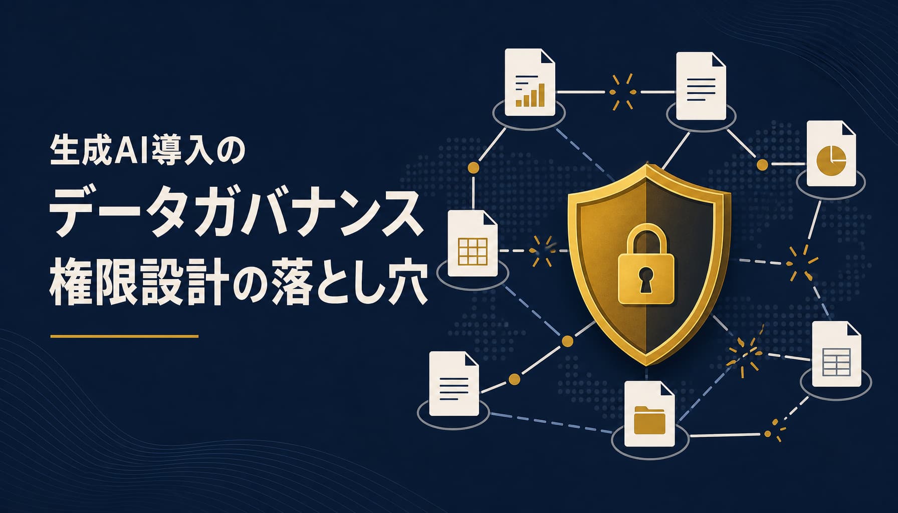 生成AI導入のデータガバナンス 権限設計でやりがちな7つの落とし穴と対策