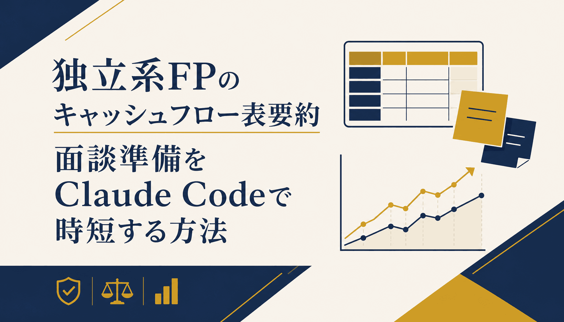 独立系FPのキャッシュフロー表要約 面談準備をClaude Codeで時短する方法