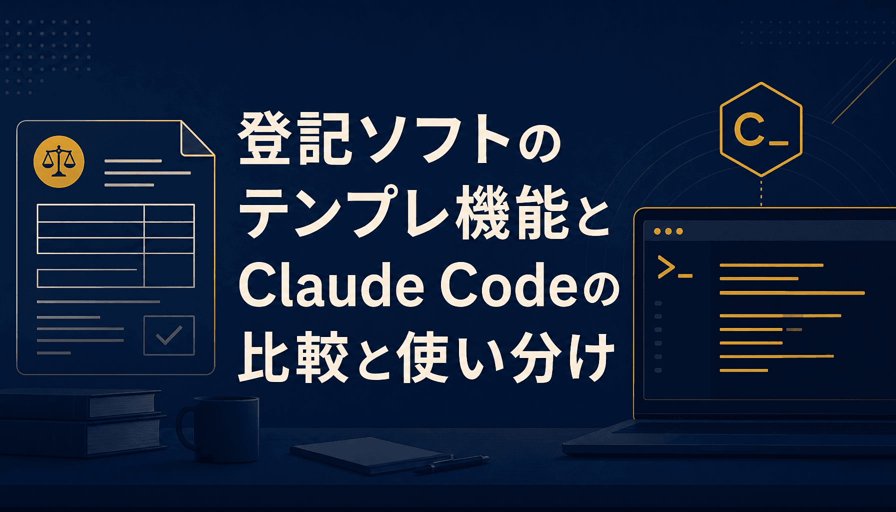 司法書士のための登記ソフトのテンプレ機能とClaude Codeの比較と使い分け