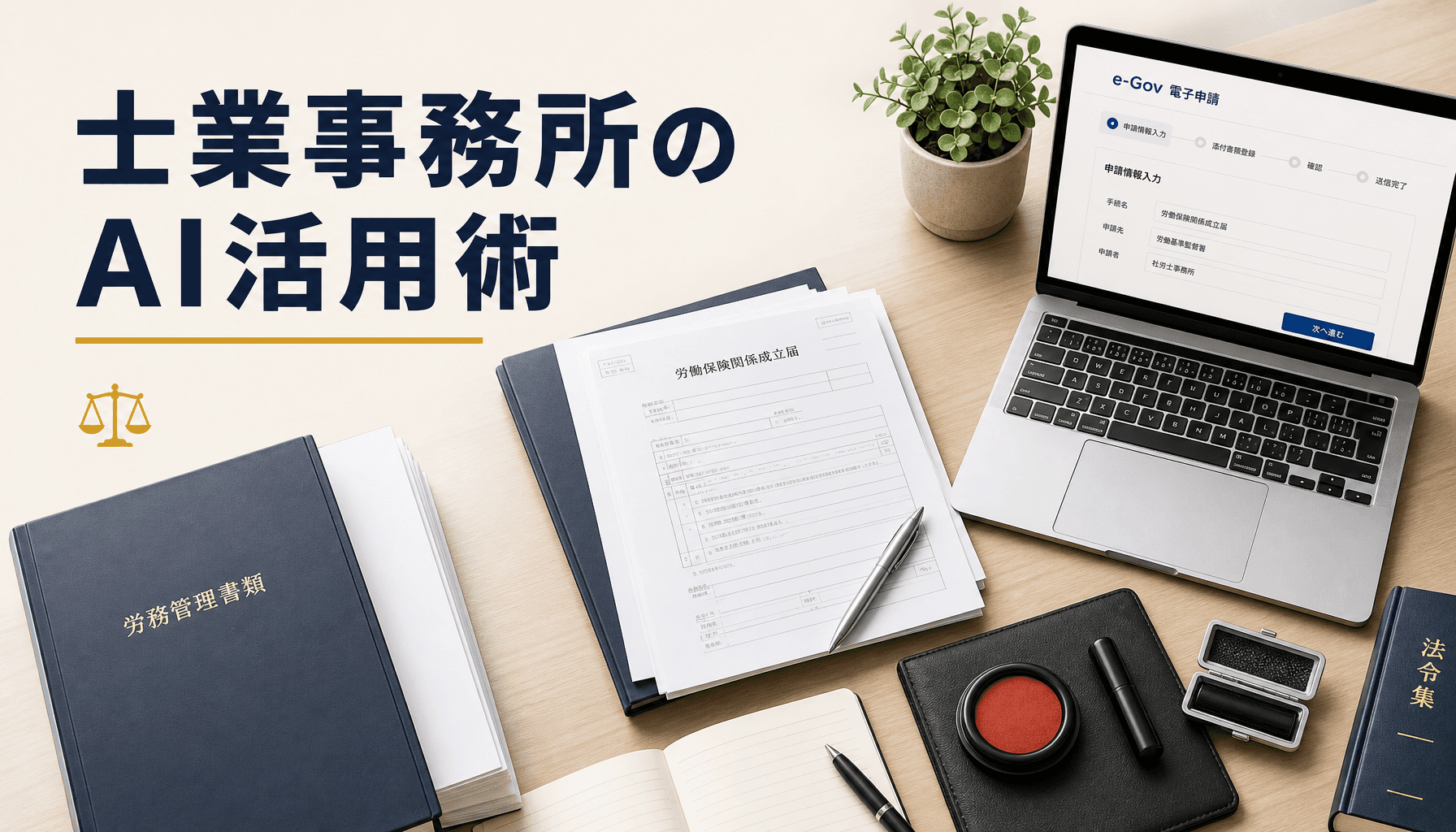 社労士・士業事務所のAI活用術 書類作成と問い合わせ対応の効率化