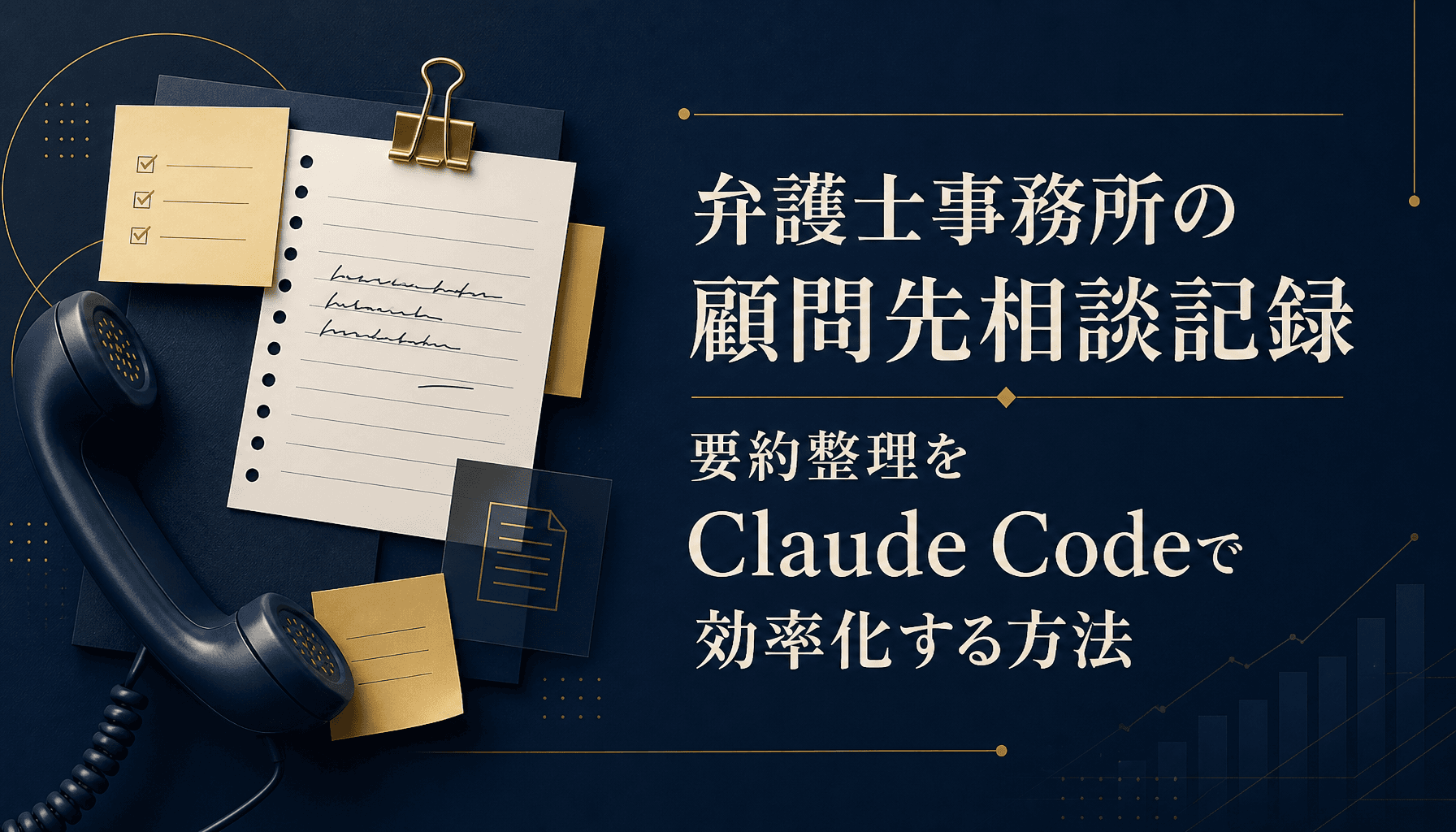 弁護士事務所の顧問先相談記録 要約整理をClaude Codeで効率化する方法