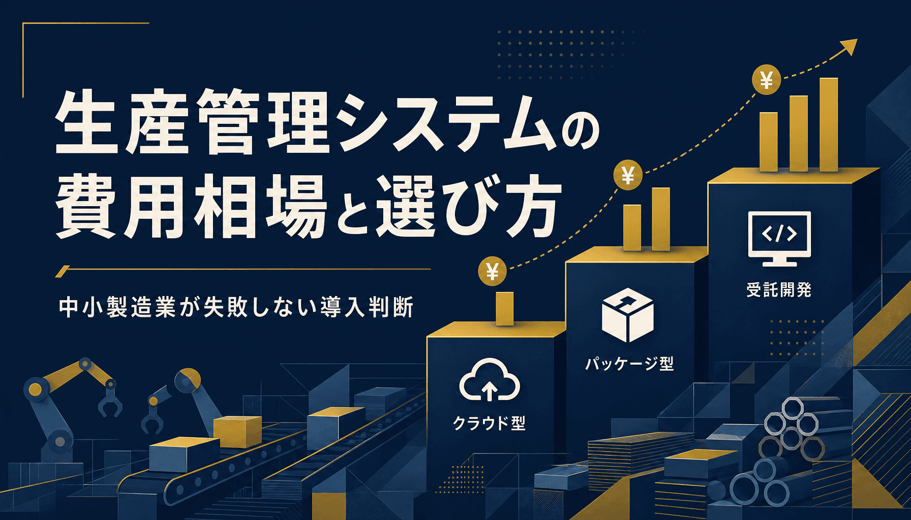 生産管理システムの費用相場と選び方 中小製造業が失敗しない導入判断