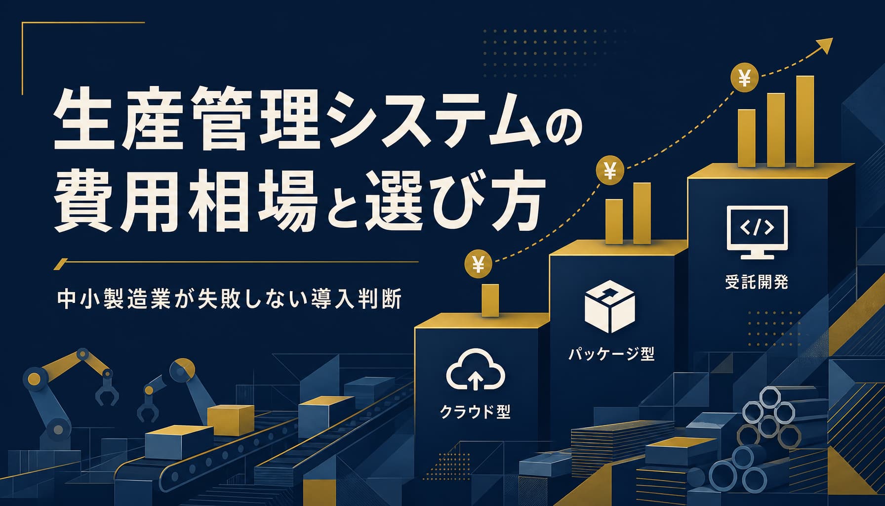 生産管理システムの費用相場と選び方 中小製造業が失敗しない導入判断