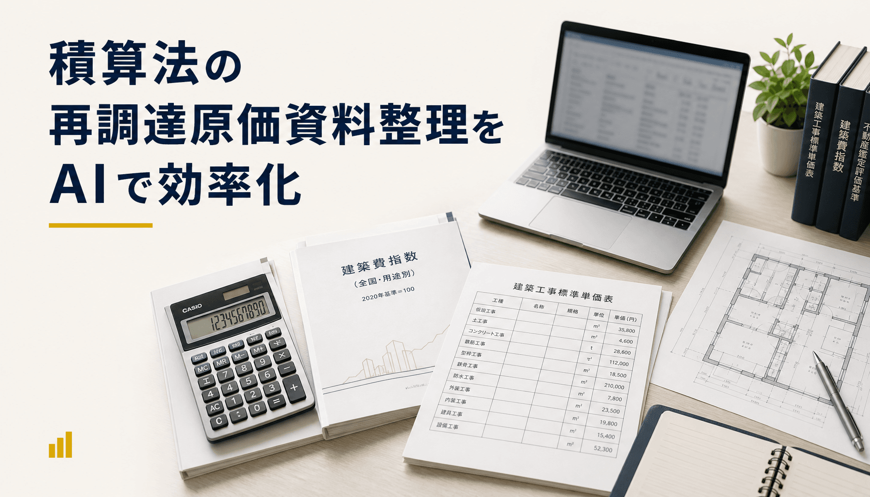 不動産鑑定士のAI活用 積算法の再調達原価資料整理をClaude Codeで効率化