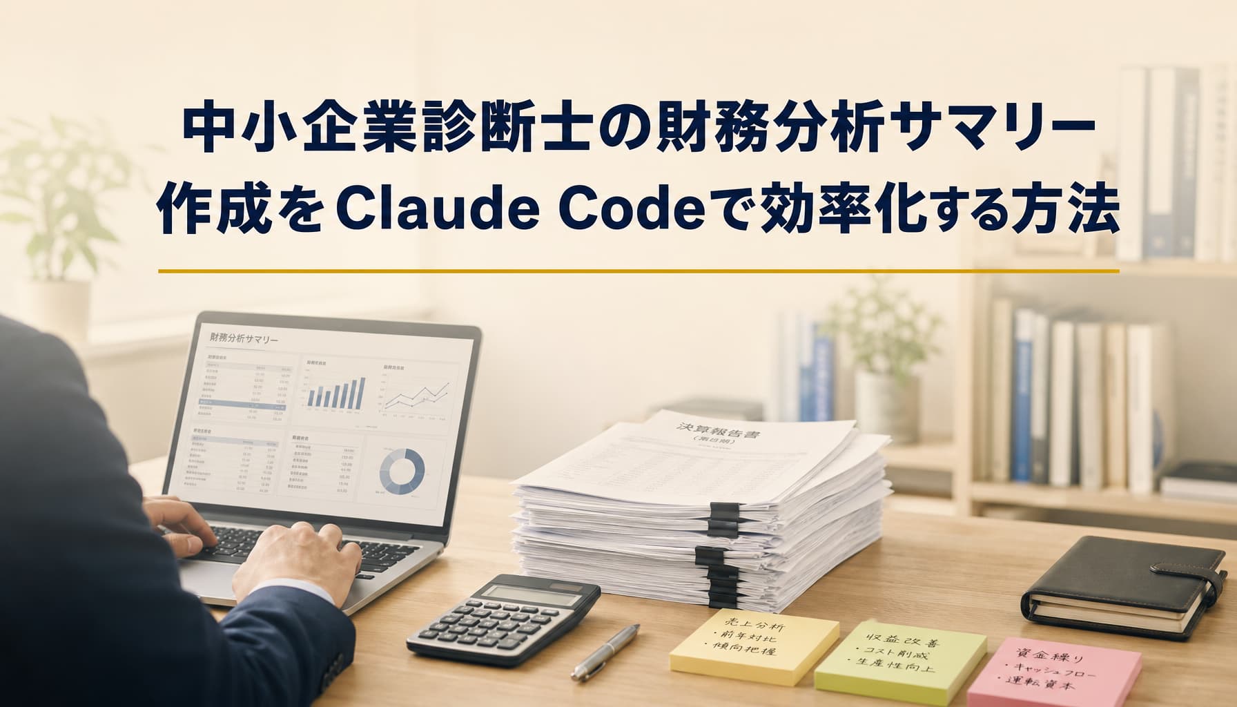 中小企業診断士の財務分析サマリー作成をClaude Codeで効率化する方法